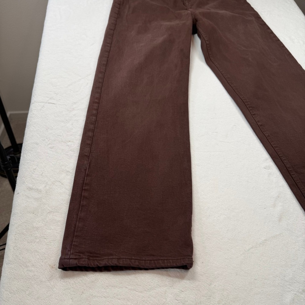 Primark Women's Wide Leg Jeans in Chocolate Brown - Picture 3 of 14